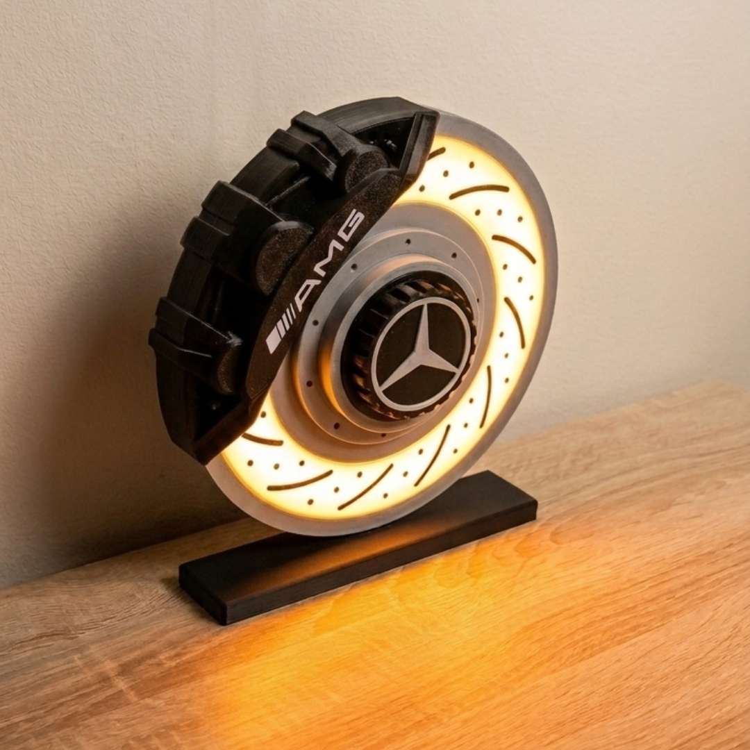 Mercedes-Bremsscheiben-LED