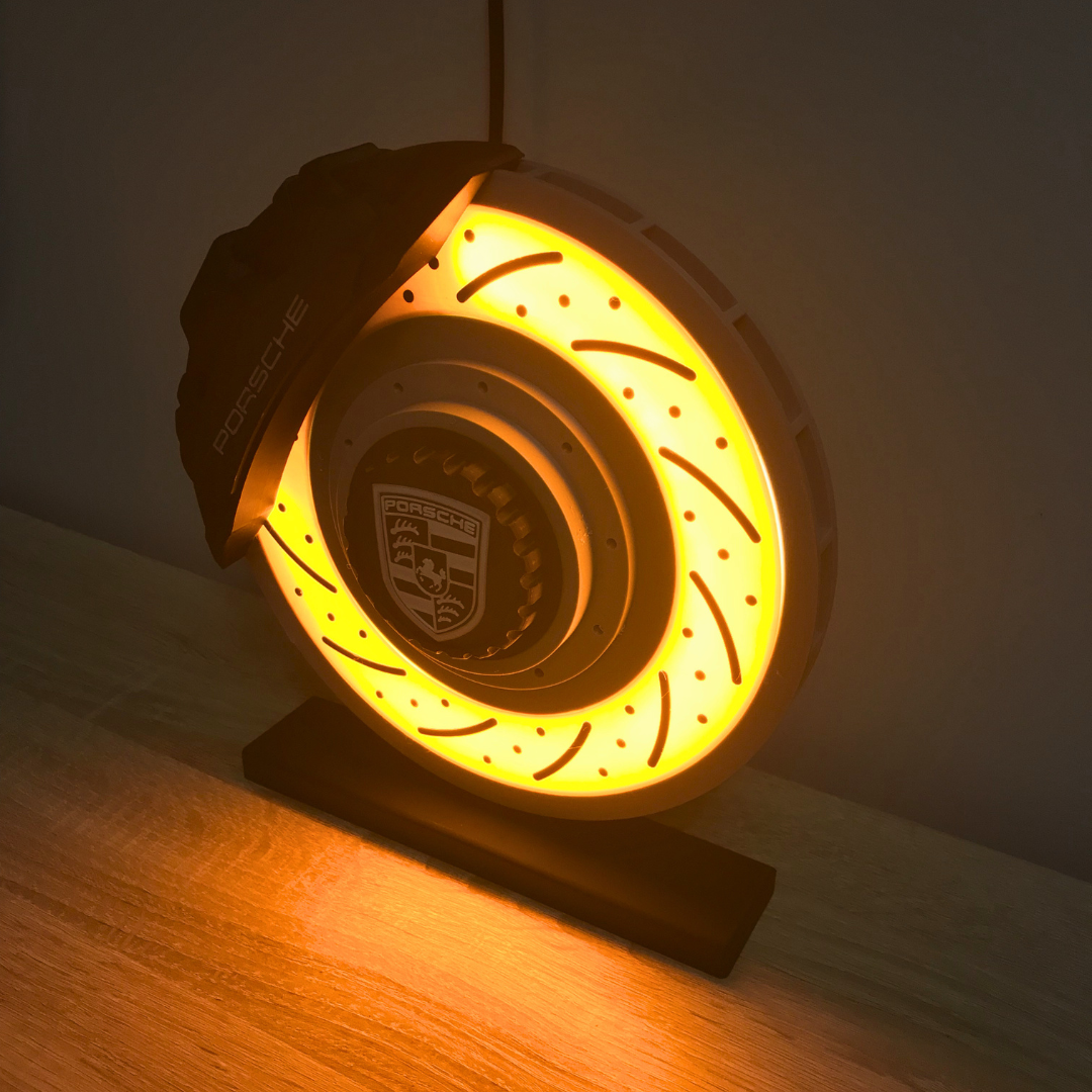 Porsche-Bremsscheiben-LED