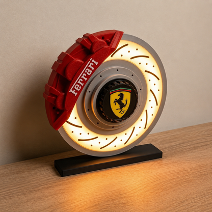 Ferrari Brake Disc LED Lamp