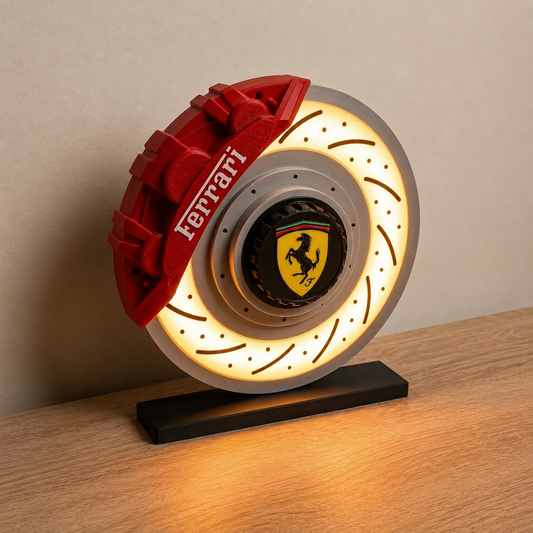 Ferrari Brake Disc LED Lamp