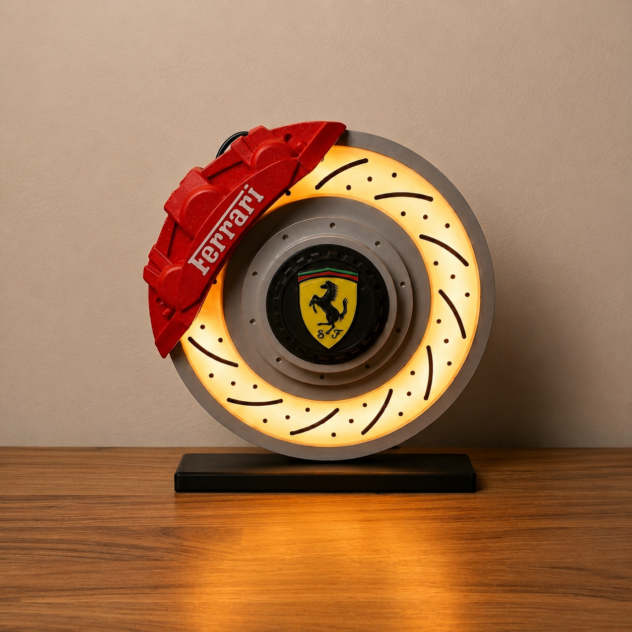 Ferrari Brake Disc LED Lamp