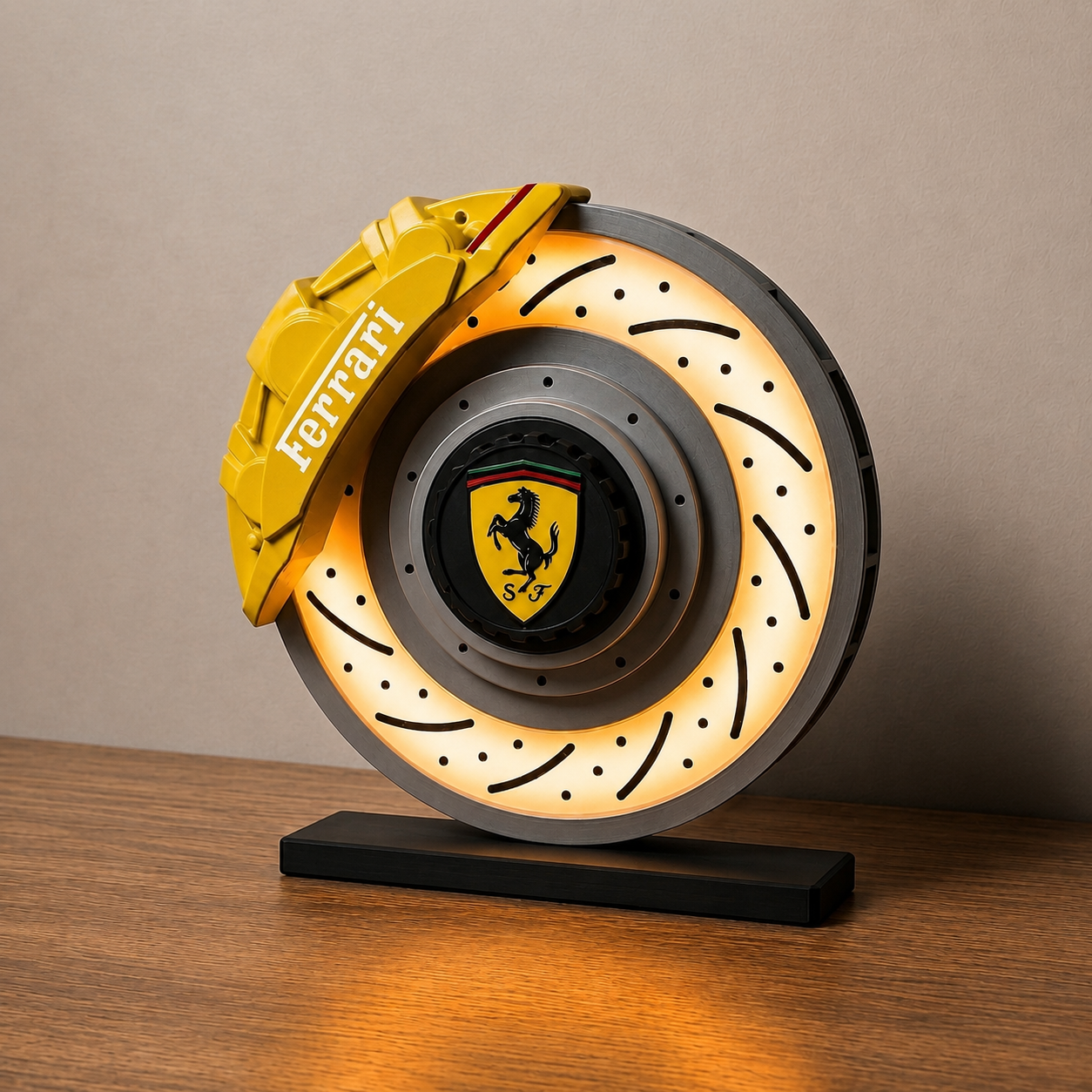 Ferrari Brake Disc LED Lamp