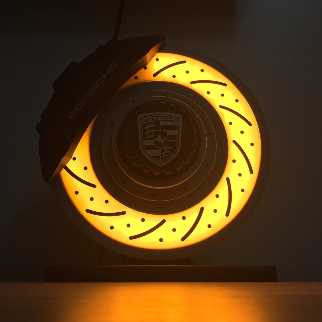 Porsche Brake Disc LED Lamp