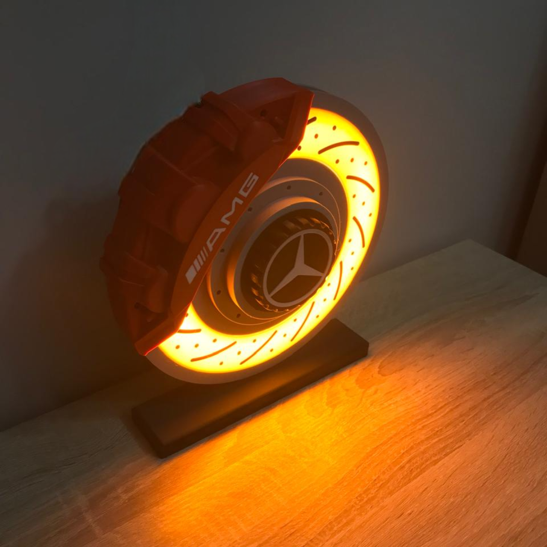 Mercedes-Bremsscheiben-LED