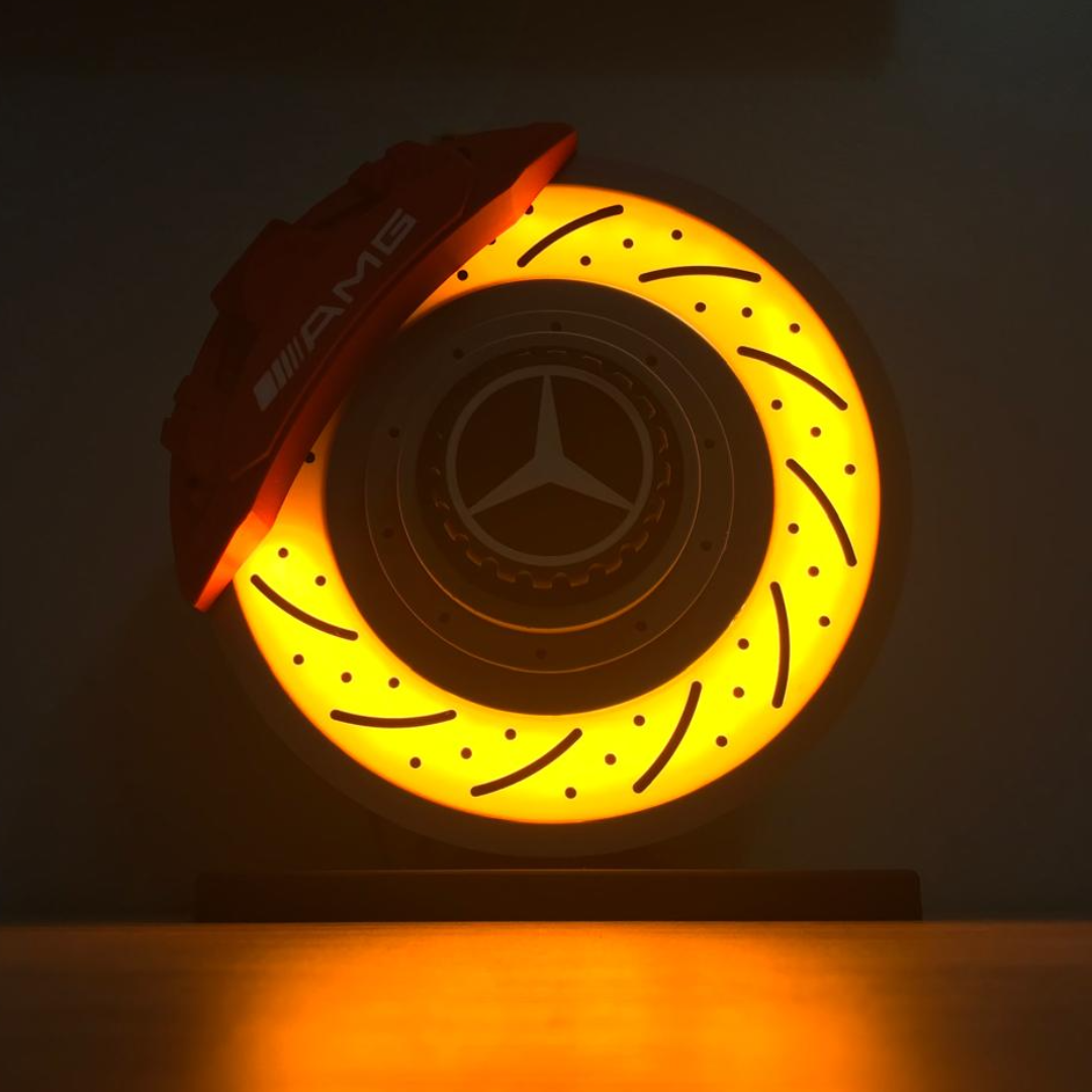 Mercedes-Bremsscheiben-LED