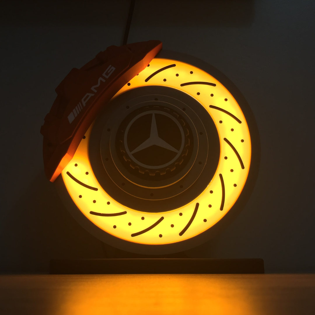 Mercedes Brake Disc LED Lamp